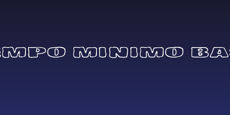Tempo Minimo Bass Social Header
