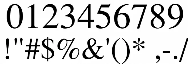 TempoFont Font OTHER CHARS