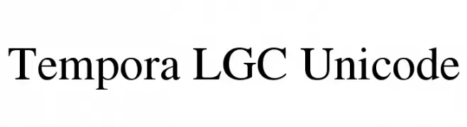 Tempora LGC Unicode  नि: शुल्क फ़ॉन्ट्स डाउनलोड