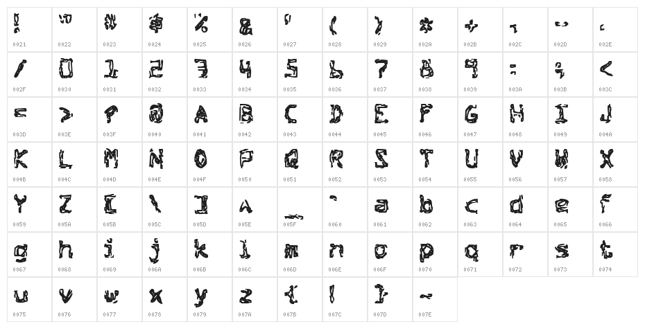 Temporal Shift Hollow Character Map