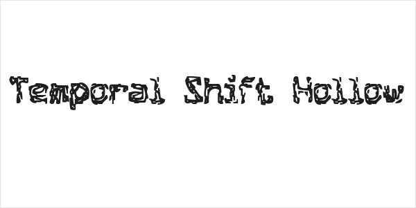 Temporal Shift Hollow Logo