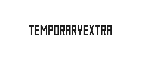 TemporaryExtra Logo