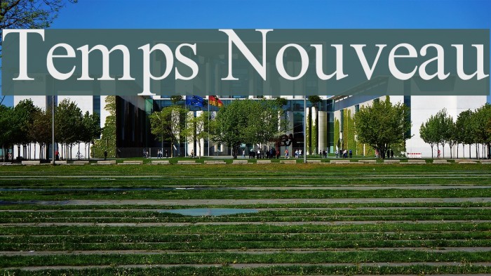 Temps Nouveau Font examples