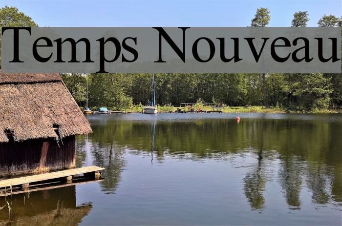 Temps Nouveau Font examples