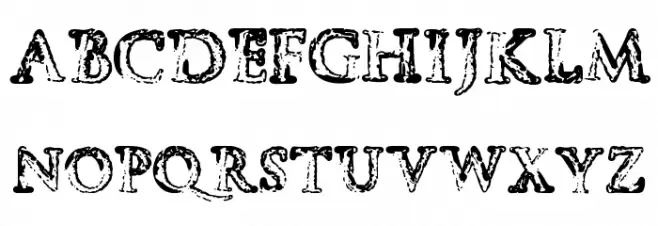 Tempus Fugit フォント 大文字