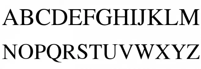 Tempus Regular フォント 大文字