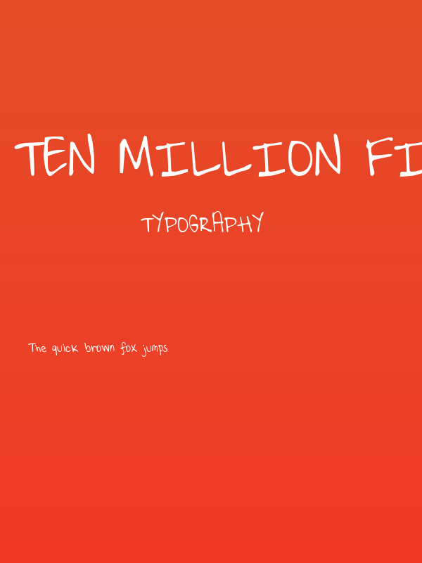 Ten Million Fireflies Poster