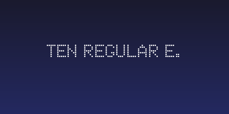 Ten Regular E. Social Header