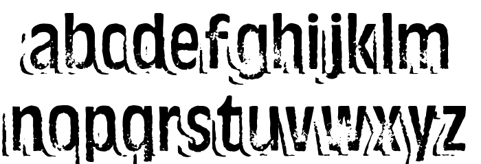 Ten Ton Ballyhoo Alternates Font LOWERCASE