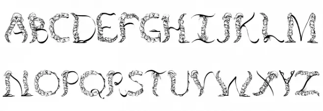 TenCHCeliber Шрифта ВЕРХНИЙ