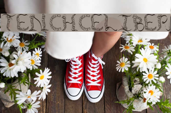 TenCHCeliber Font examples