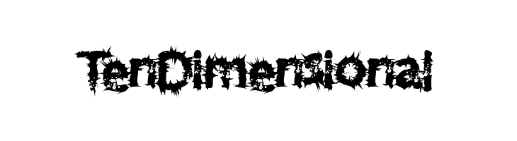 TenDimensional Font