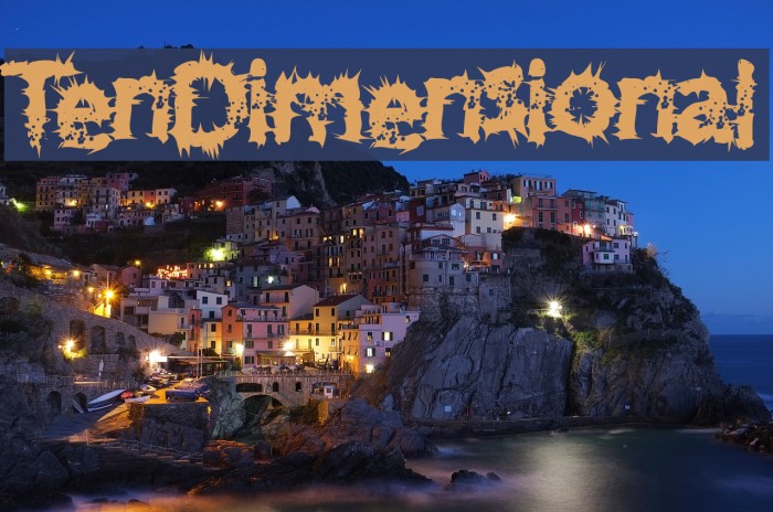 TenDimensional Font examples