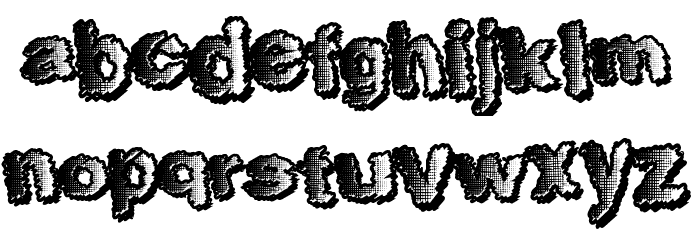 TenFresh Font LOWERCASE