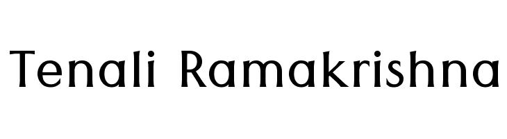 Tenali Ramakrishna  Free Fonts Download