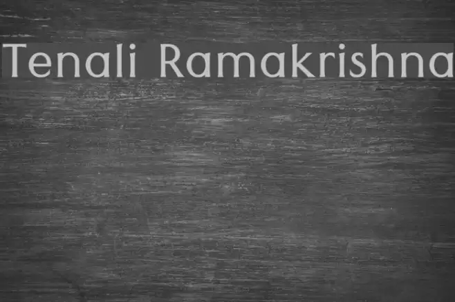 Tenali Ramakrishna Fuentes examples