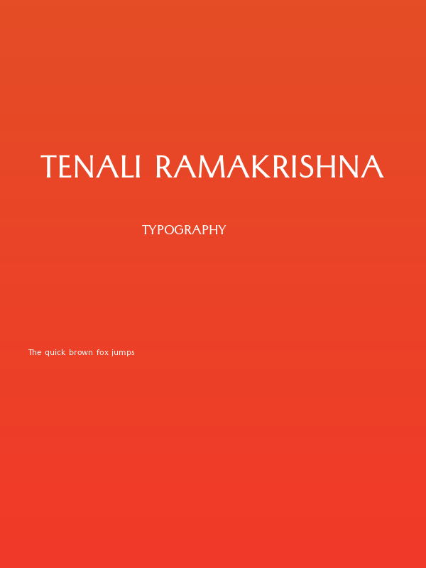 Tenali Ramakrishna Poster