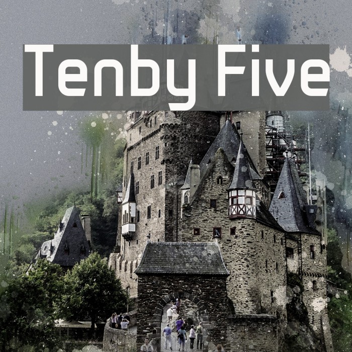 Tenby Five Font examples