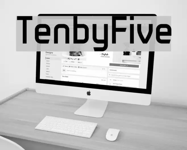 TenbyFive Font examples