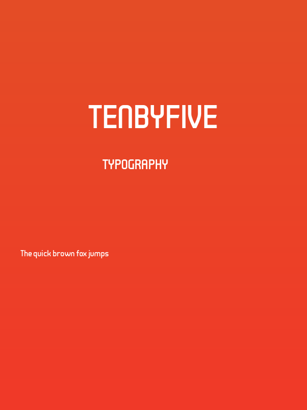 TenbyFive Poster