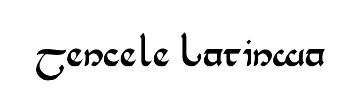 Tencele Latinwa  Descarca Fonturi Gratis