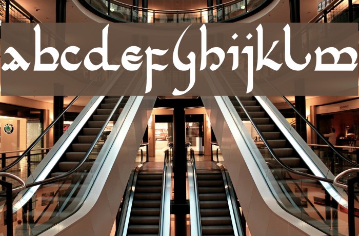 Tencele Latinwa Font examples