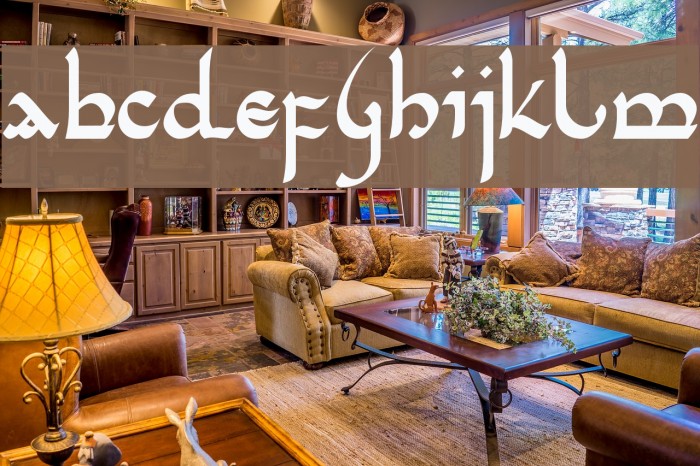 Tencele Latinwa Font examples