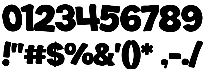 Tendang Font OTHER CHARS