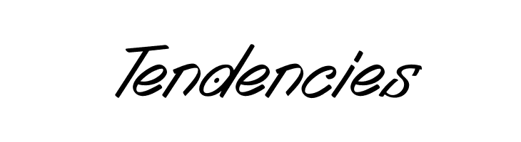 Tendencies  font caratteri gratis