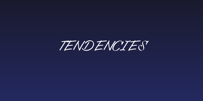 Tendencies Social Header