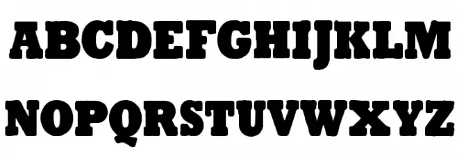 Tender Goliath Small-Caps Schriftart Groß