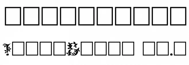 Tenderleaf Regular Font OTHER CHARS