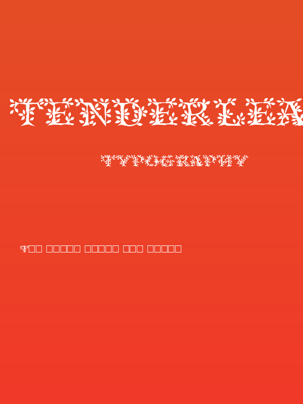 Tenderleaf Regular Poster