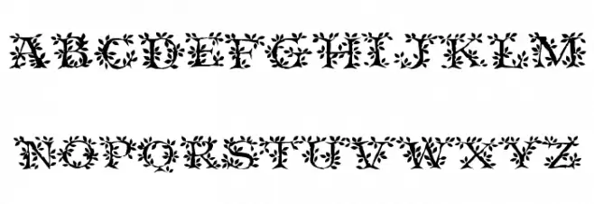 Tenderleaf Schriftart Groß