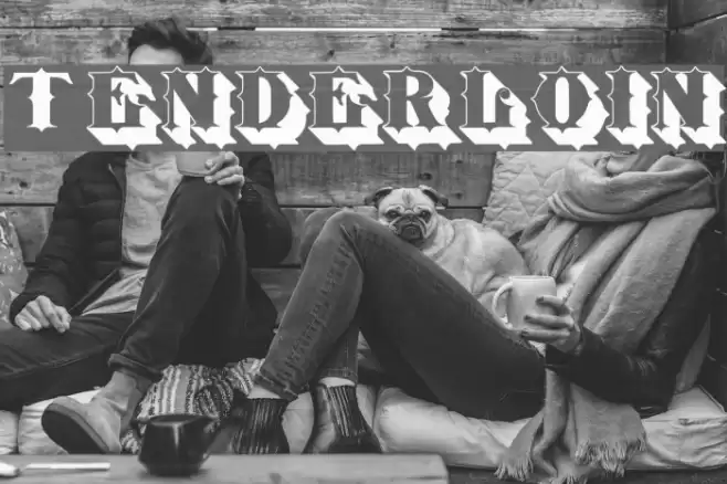 Tenderloin Font examples