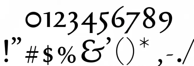 Tenderness Font OTHER CHARS