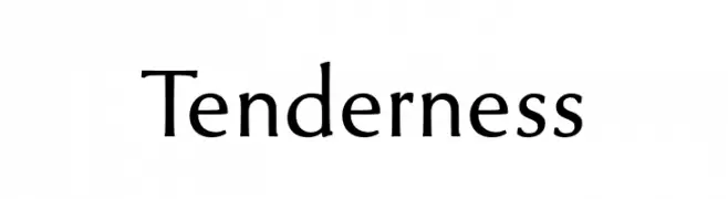 Tenderness  baixar fontes gratis