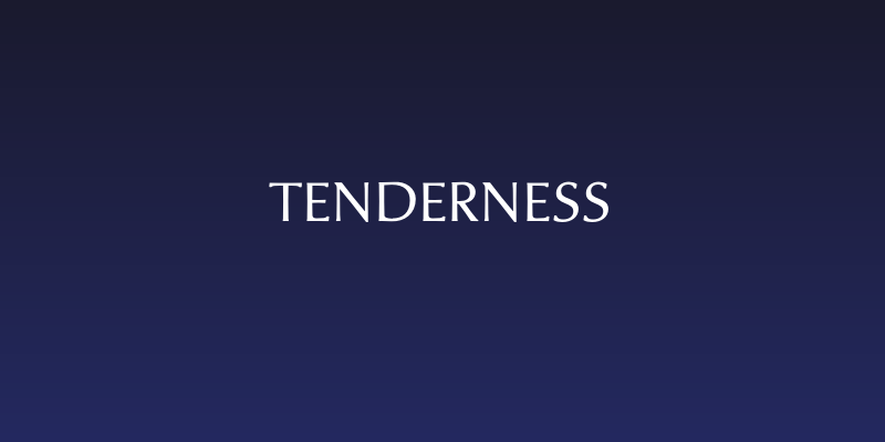 Tenderness Social Header