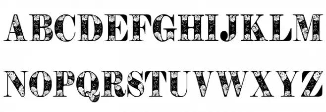 Tendrils Font OTHER CHARS