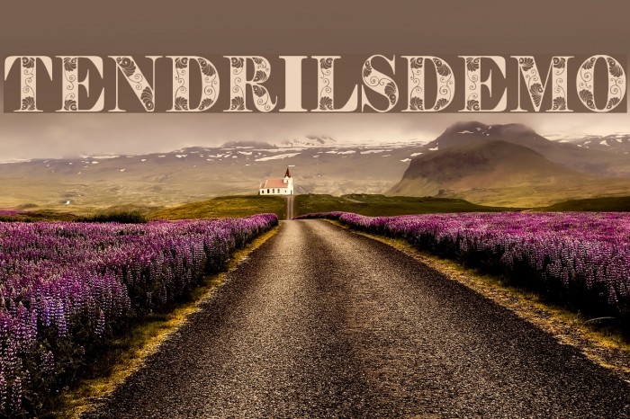 TendrilsDemo Font examples