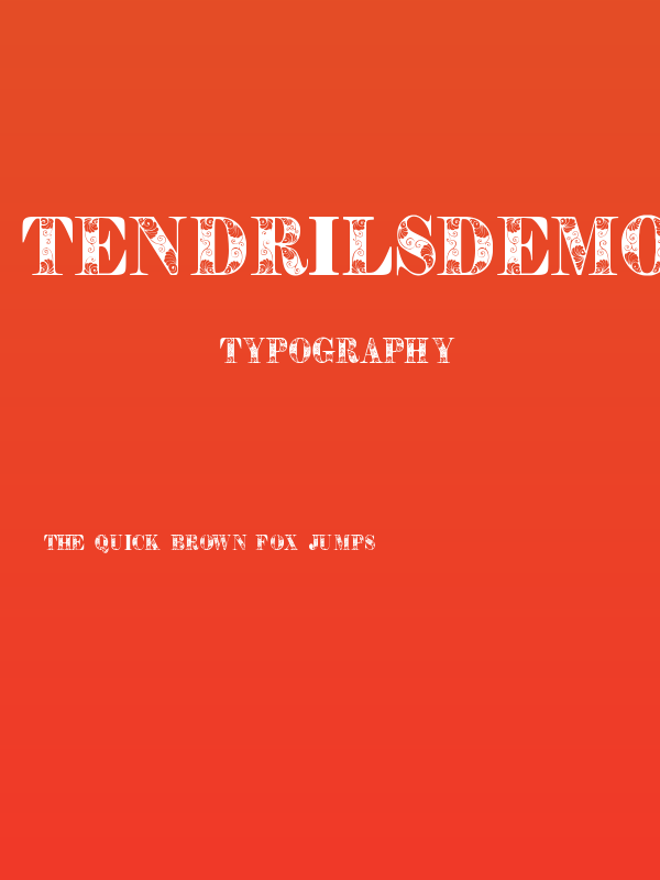 TendrilsDemo Poster