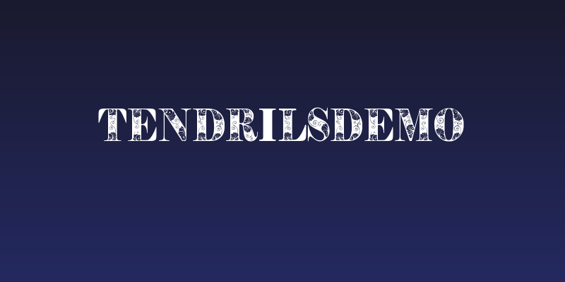TendrilsDemo Social Header