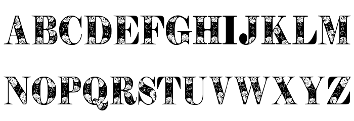TendrilsDemo Font LOWERCASE