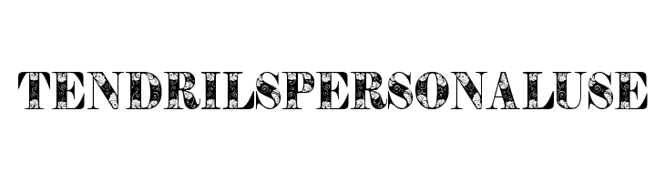 TendrilsPersonalUse  Descarca Fonturi Gratis
