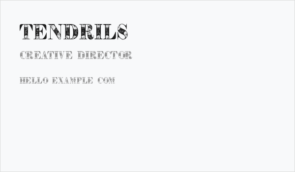 Tendrils Business Card