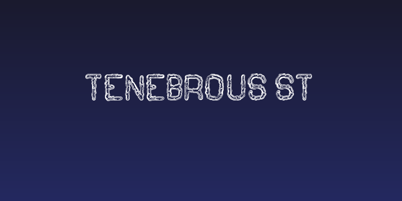 Tenebrous St Social Header