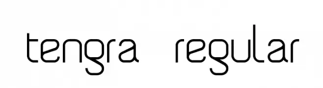 Tengra - Regular  Frei Schriftart Herunterladen