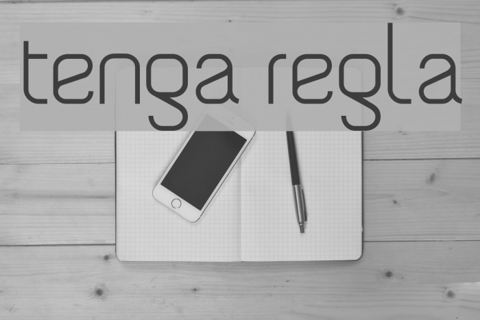 Tengra - Regular Шрифта examples