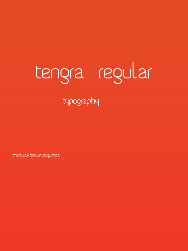 Tengra - Regular Poster