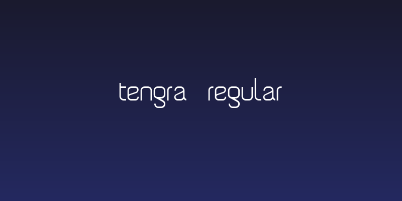 Tengra - Regular Social Header